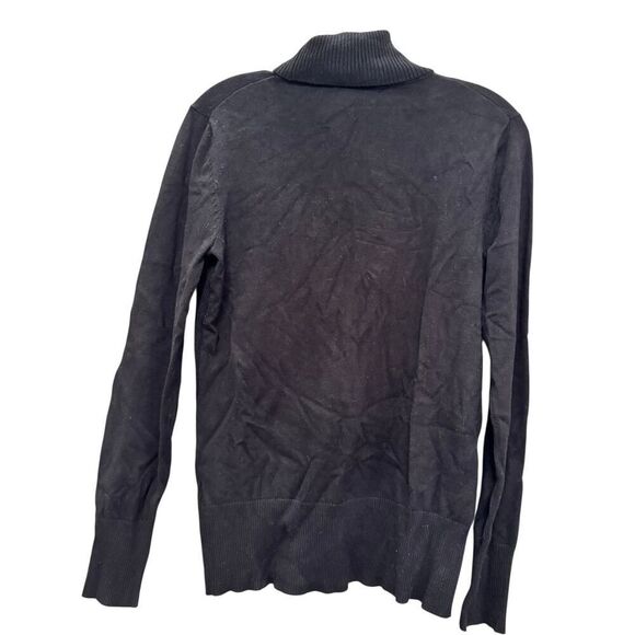 Cable & Gauge Black Turtleneck Sweater - Size M - Pre-Owned - Picture 4 of 4